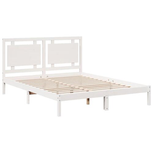 Ekstra lang sengeramme uden madras 140x210 cm massivt træ