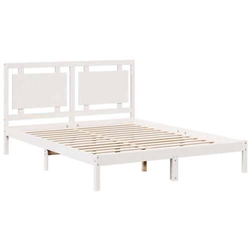 Ekstra lang sengeramme uden madras 140x220 cm massivt træ