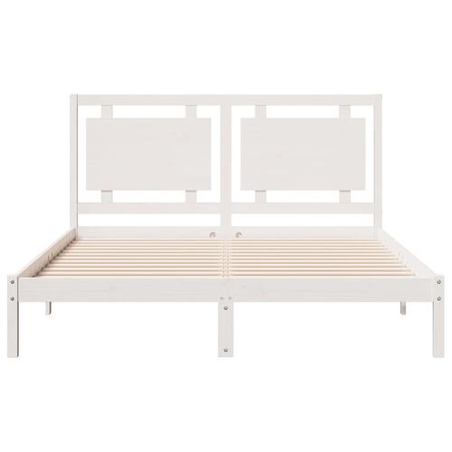 Ekstra lang sengeramme uden madras 140x220 cm massivt træ