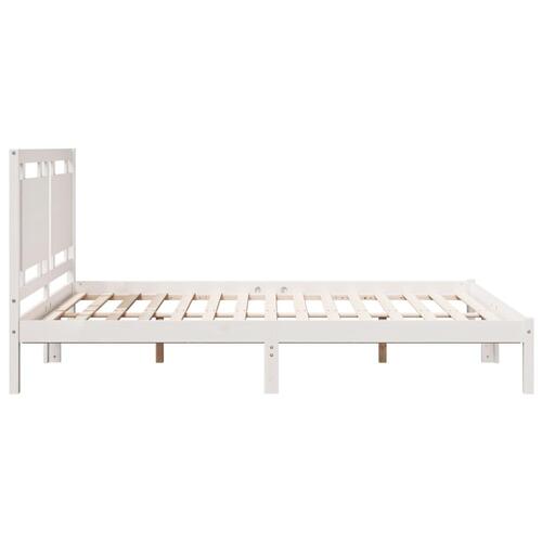 Ekstra lang sengeramme uden madras 140x220 cm massivt træ