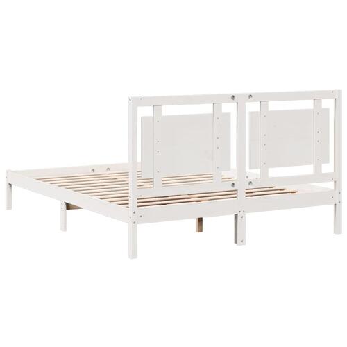 Ekstra lang sengeramme uden madras 140x220 cm massivt træ