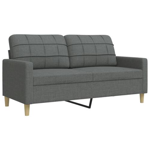 3 personers sofa stof mørkegrå