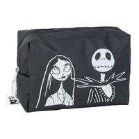 Rejsetoilettaske The Nightmare Before Christmas Sort 100 % polyester 23 x 15 x 9 cm