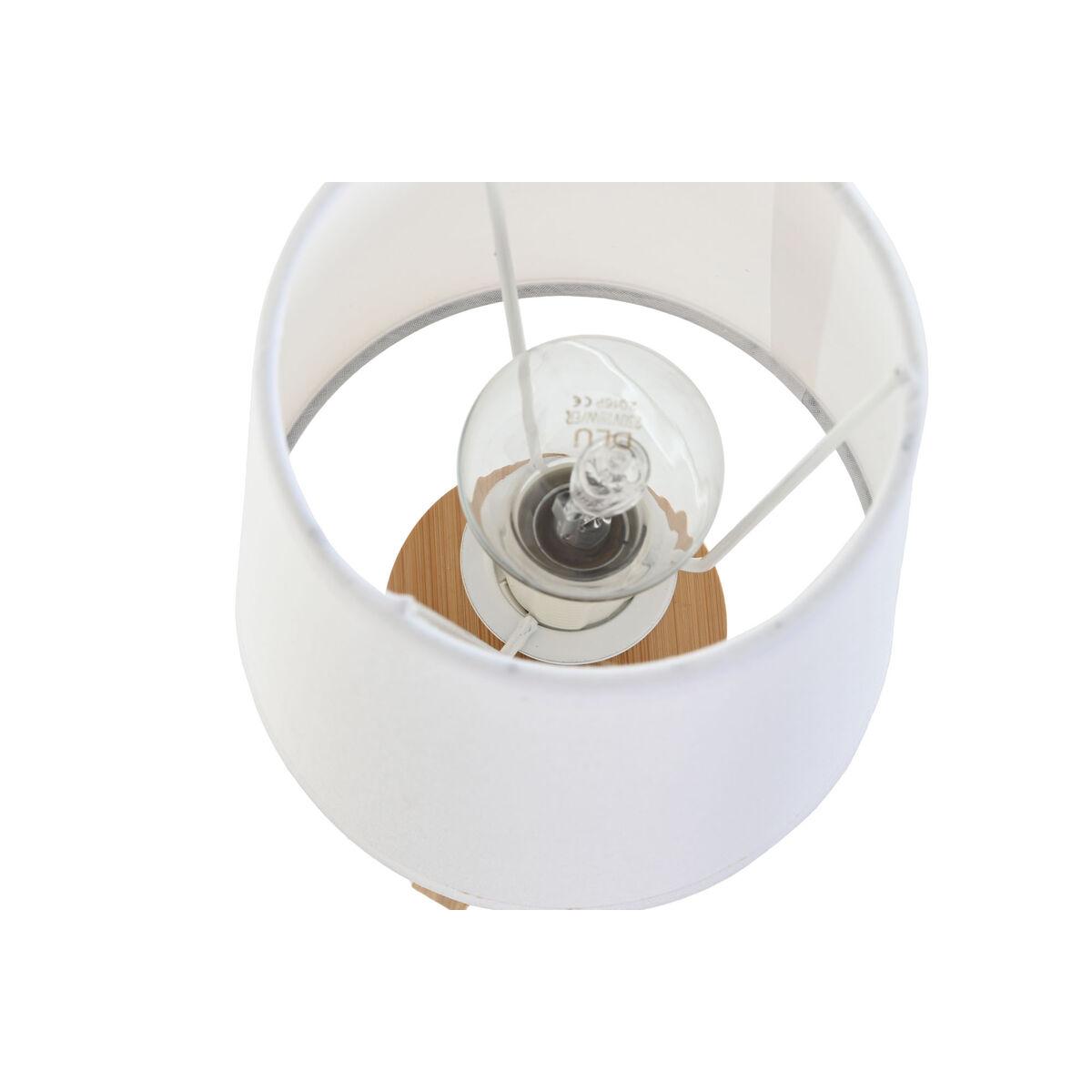 Bordlampe - brun, 13 x 13 x 24 cm (sæt med 2)