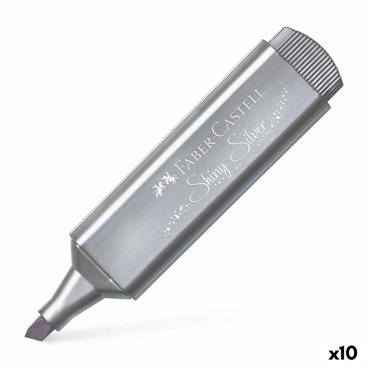 Faber-Castell overstregningstuscher - sølv, 10 stk.