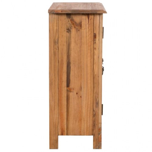 Badeværelsesskab 59×32×80 cm i massivt fyrretræ - vintagelook