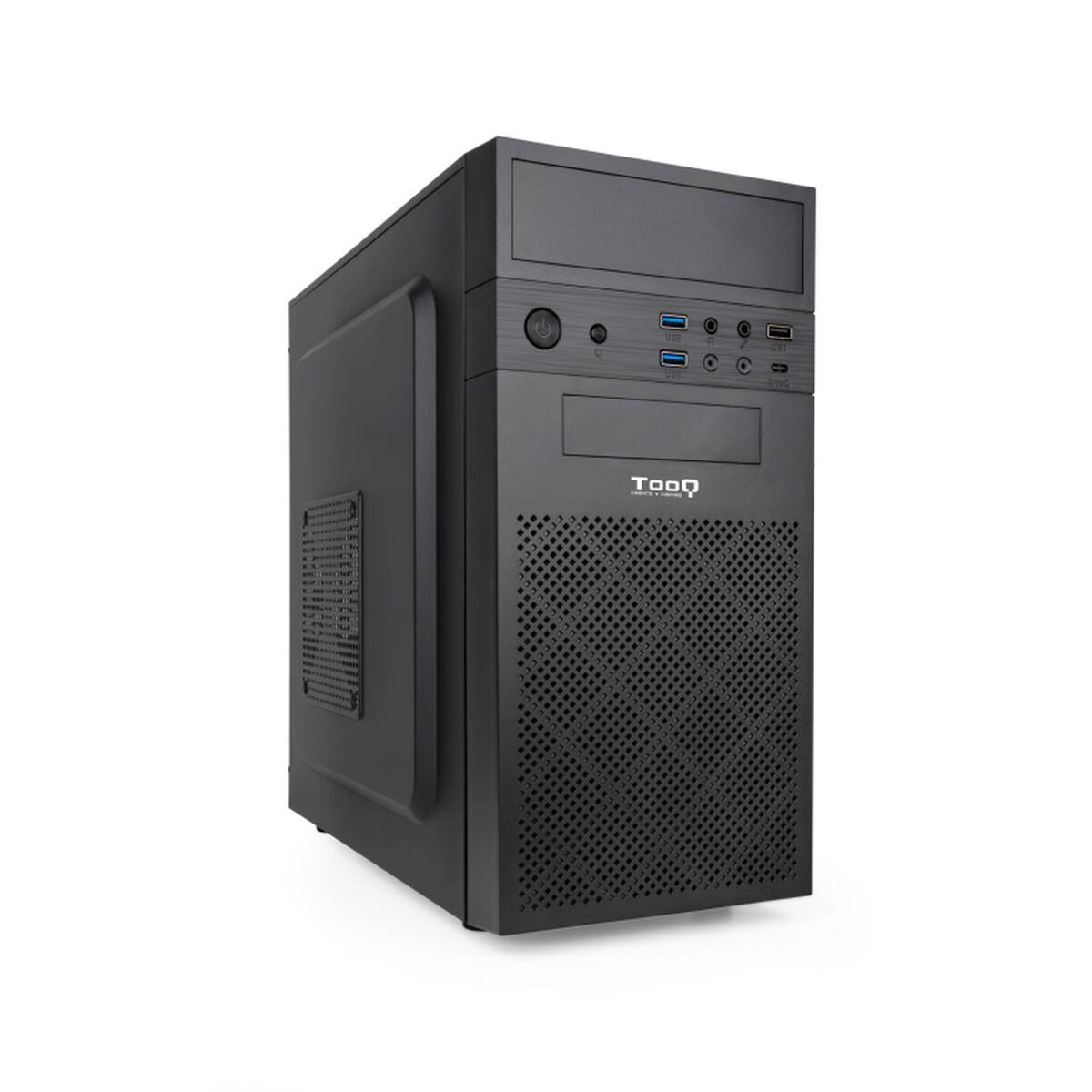 TooQ TQC-4701U3C-B ATX/mATX semi-tårn PC-kabinet - sort