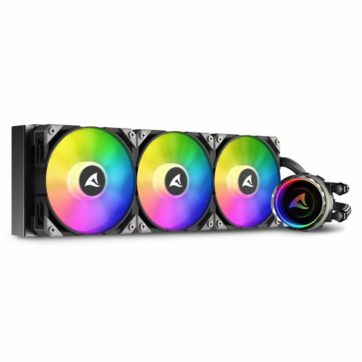 Sharkoon S90 RGB - AIO væskekøler, 360 mm, sort billede
