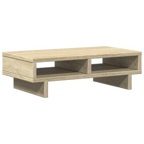 Skærmholder 50x27x15 cm konstrueret træ sonoma-eg
