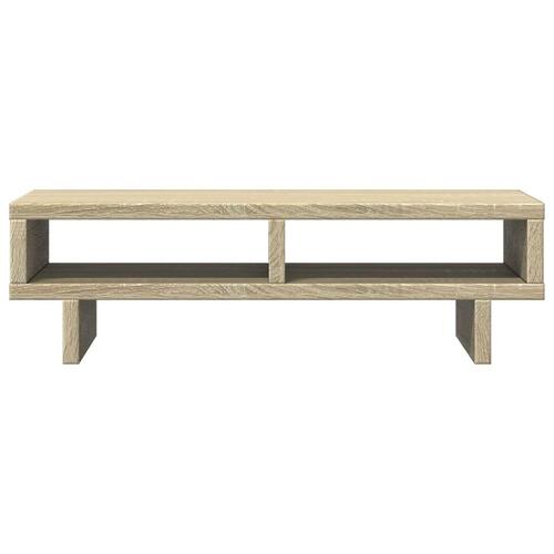 Skærmholder 50x27x15 cm konstrueret træ sonoma-eg