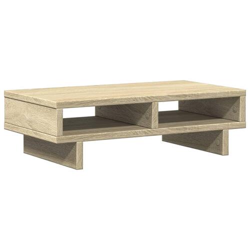 Skærmholder 50x27x15 cm konstrueret træ sonoma-eg