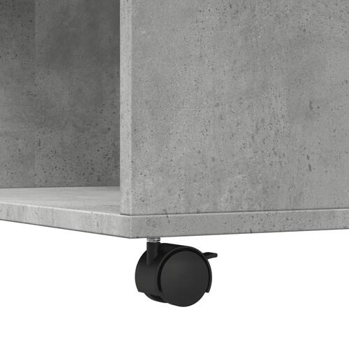 Sofabord 80x80x40 cm konstrueret træ betongrå