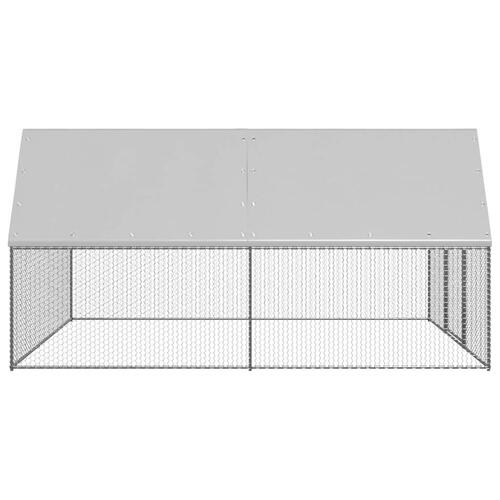 Hønsegård 3x4x2 m galvaniseret stål