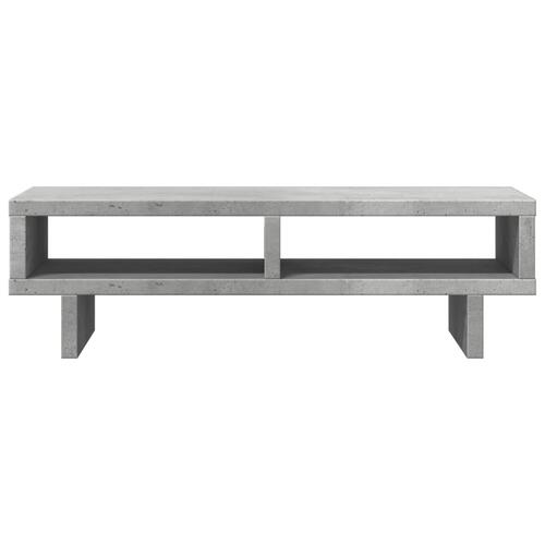 Skærmholder 50x27x15 cm konstrueret træ betongrå