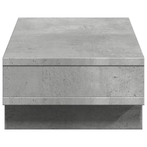 Skærmholder 50x27x15 cm konstrueret træ betongrå