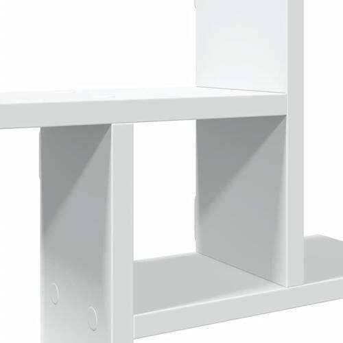 Væghylder 2 stk. 38x12x38 cm konstrueret træ hvid