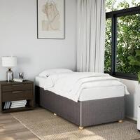 Sengeramme uden madras 80x200 cm stof gråbrun