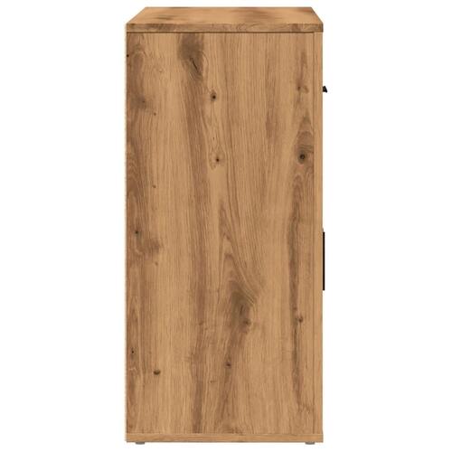 Skænk 80x33x70 cm konstrueret træ egetræsfarve