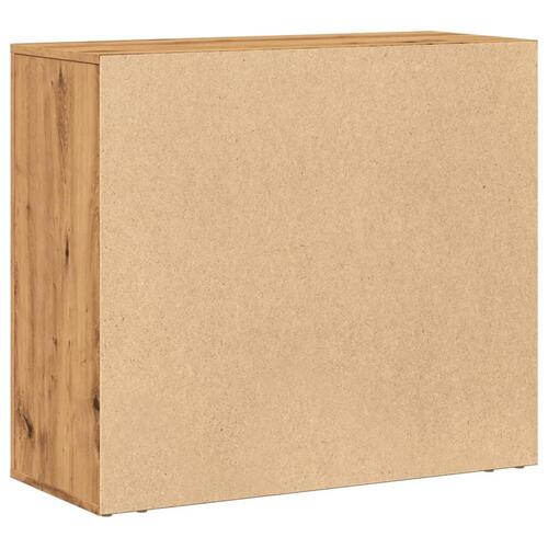 Skænk 80x33x70 cm konstrueret træ egetræsfarve