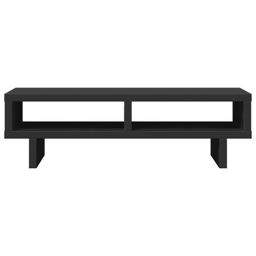 Skærmholder 50x27x15 cm konstrueret træ sort