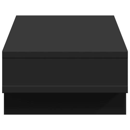Skærmholder 50x27x15 cm konstrueret træ sort