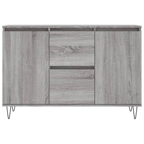 Skænk 104x35x70 cm konstrueret træ grå sonoma-eg