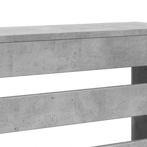 Radiatorskjuler 149 x 20 x 82 cm - betongrå