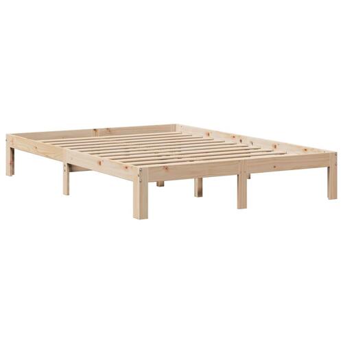 Sengeramme med skuffer 120x200 cm massivt fyrretræ