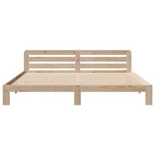 Sengeramme uden madras 180x200 cm massivt fyrretræ