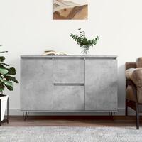 Skænk 104x35x70 cm konstrueret træ betongrå