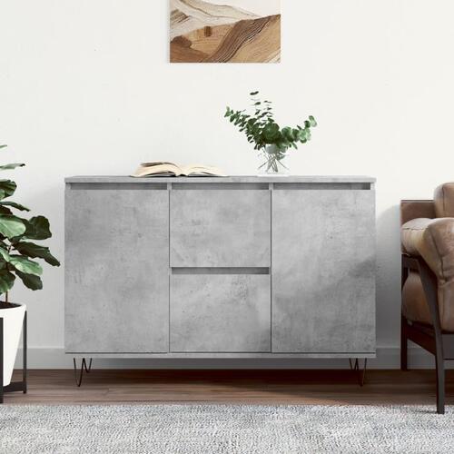Skænk 104x35x70 cm konstrueret træ betongrå