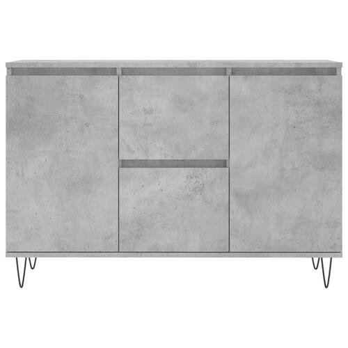 Skænk 104x35x70 cm konstrueret træ betongrå