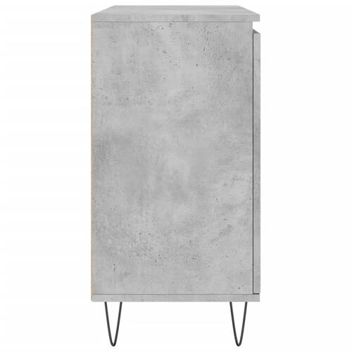 Skænk 104x35x70 cm konstrueret træ betongrå