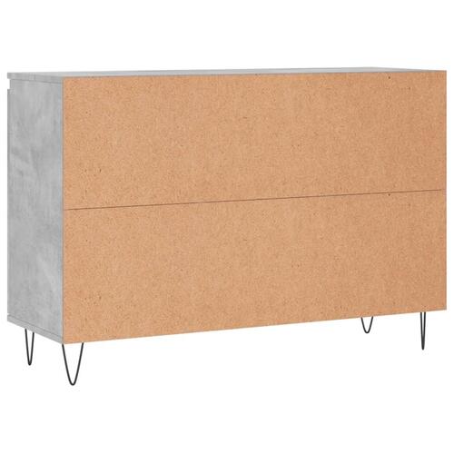 Skænk 104x35x70 cm konstrueret træ betongrå