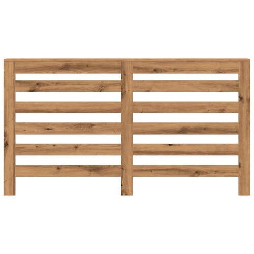 Radiatorskjuler 149x20x82 cm konstrueret træ egetræsfarve