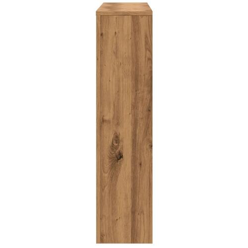 Radiatorskjuler 149x20x82 cm konstrueret træ egetræsfarve