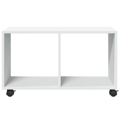 Rullebord 72x33x42,5 cm konstrueret træ hvid