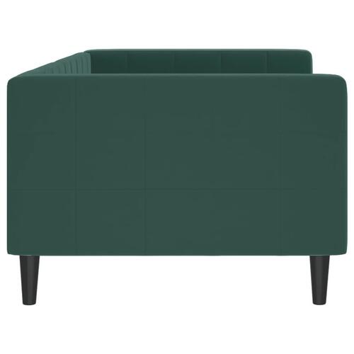 Daybed 90x200 cm velour mørkegrøn