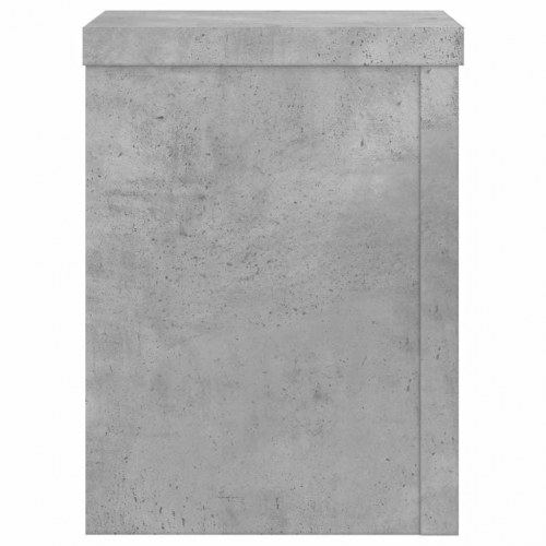 Plantestativer sæt af 2 - 15×15×20 cm i konstrueret træ, betongrå