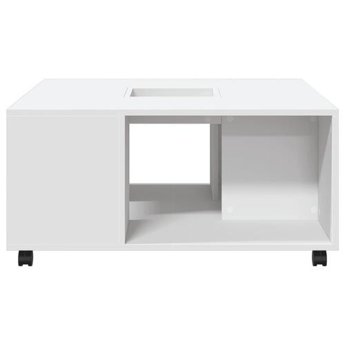Sofabord 80x80x40 cm konstrueret træ hvid