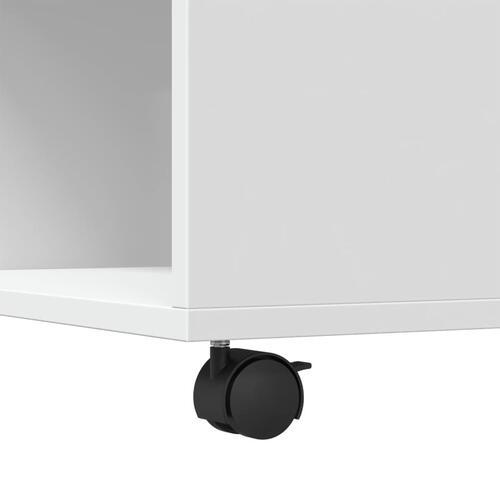 Sofabord 80x80x40 cm konstrueret træ hvid