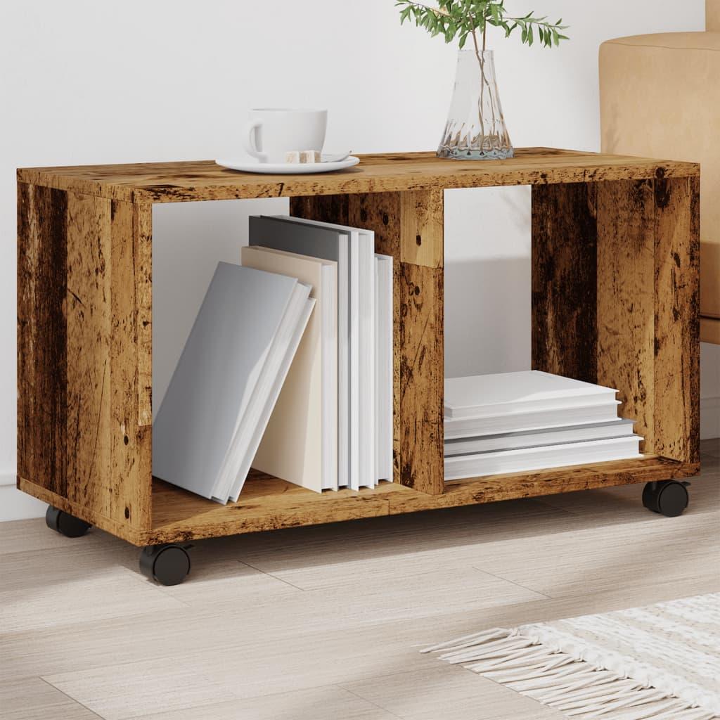 Rullebord 72x33x42,5 cm konstrueret træ gammelt trælook billede