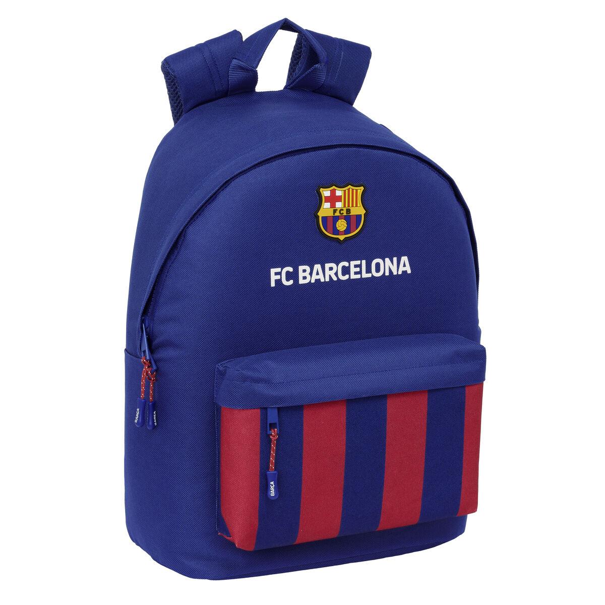 Laptop rygsæk til 14,1" - F.C. Barcelona 24/25, rødbrun/marineblå (31 × 41 × 16 cm)