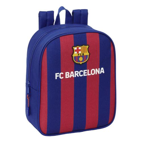 Skoletaske F.C. Barcelona 24/25 Rødbrun Marineblå 22 x 27 x 10 cm