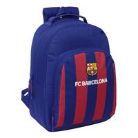 Skoletaske F.C. Barcelona 24/25 Rødbrun Marineblå 32 x 42 x 15 cm