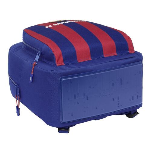 Skoletaske F.C. Barcelona 24/25 Rødbrun Marineblå 32 x 42 x 15 cm