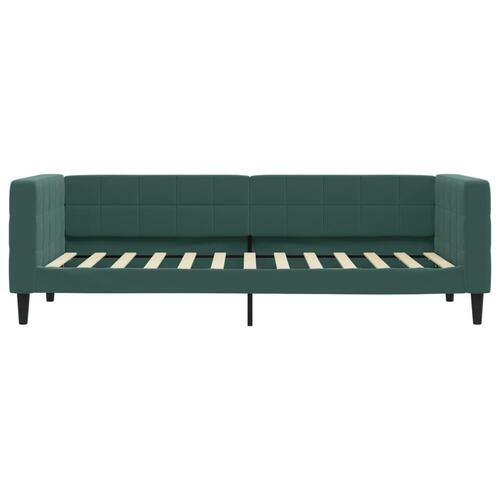 Daybed 80x200 cm velour mørkegrøn