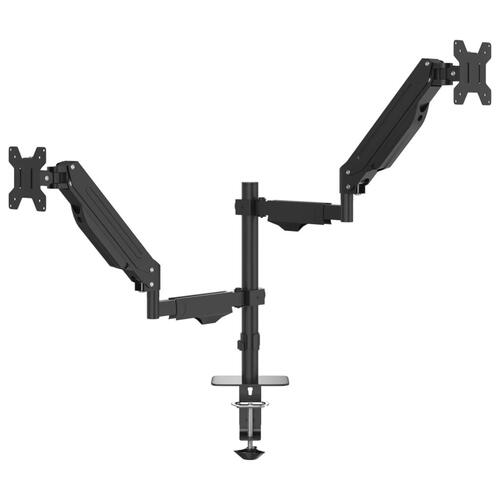 Dobbelt skærmholder maks. 27" skærm 20 kg VESA-mål 75/100 mm
