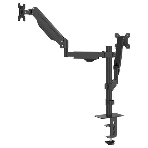 Dobbelt skærmholder maks. 27" skærm 20 kg VESA-mål 75/100 mm