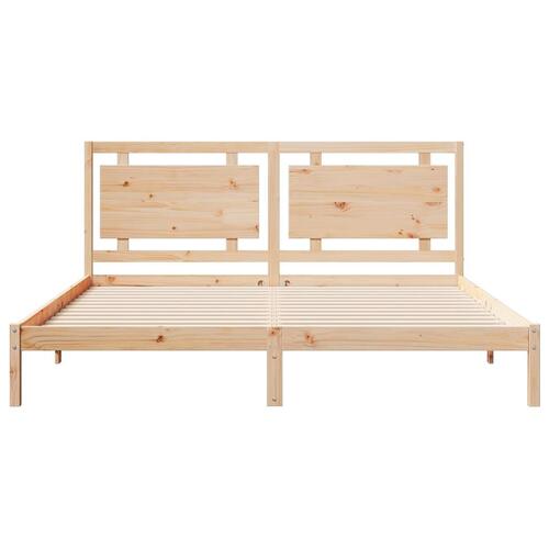 Ekstra lang sengeramme uden madras 180x220 cm massivt træ